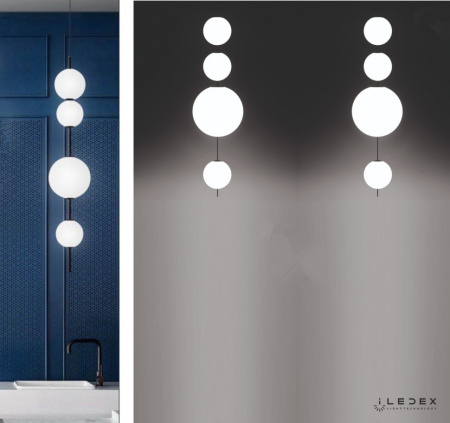 Свет для дома — Подвесной светильник iLedex OMEGA 10678P/4-20W-3000K BLACK&WHITE купить в  Свет для дома — Подвесной светильник iLedex OMEGA 10678P/4-20W-3000K BLACK&WHITE купить в