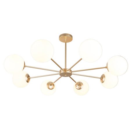 Люстры на штанге — Люстра на штанге Escada 2110/8P Gold купить в 