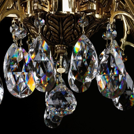 Люстры подвесные — Подвесная люстра Artglass VIktorie Brass Antique CE купить в 