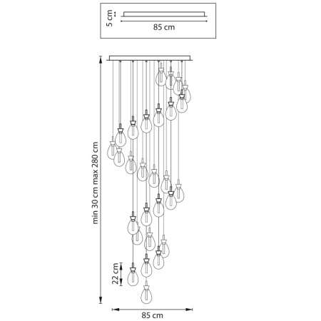 Люстры каскадные — Каскадная люстра Lightstar 805289 купить в 