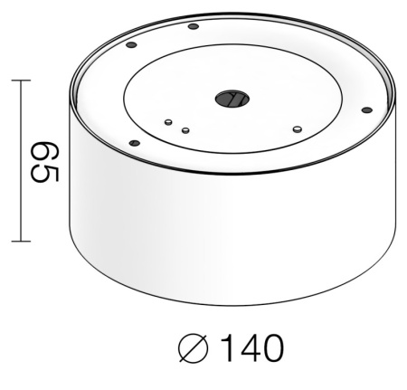Накладные точечные светильники — Накладной светильник LeDron LXS0812-16W 3000K купить в  Накладные точечные светильники — Накладной светильник LeDron LXS0812-16W 3000K купить в