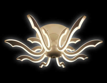 Люстры накладные — Накладная люстра Ambrella Light FK78/8 WH 304W D780 купить в 