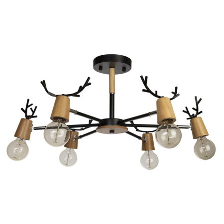 Люстры на штанге — Люстра на штанге LOFT IT 10024/6 Black купить в 