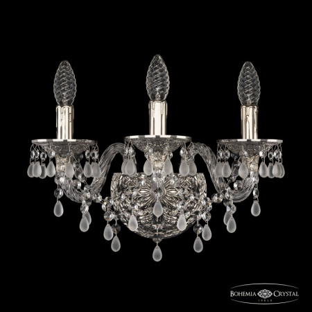 Настенные бра — Бра Bohemia Ivele Crystal 16110B/3/141 Ni V0300 купить в 