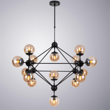 Люстры на штанге — Люстра на штанге ARTE Lamp A1664SP-15BK купить в  Люстры на штанге — Люстра на штанге ARTE Lamp A1664SP-15BK купить в