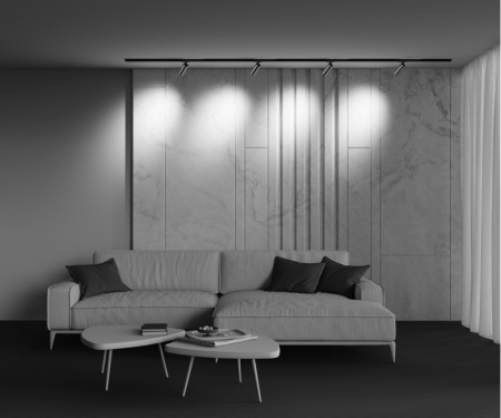 Трековые светильники — Светильник на шине Maytoni Technical TR021-1-12W4K-W-BBS купить в 