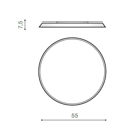 Накладные светильники — Накладной светильник Azzardo Cortona 55 3000K AZ2743 купить в 