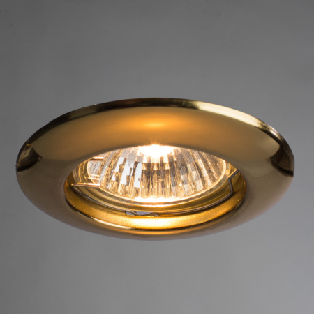 Встраиваемые точечные светильники — Встраиваемый светильник ARTE Lamp A1203PL-1GO купить в  Встраиваемые точечные светильники — Встраиваемый светильник ARTE Lamp A1203PL-1GO купить в