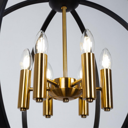 Люстры подвесные — Подвесная люстра ARTE Lamp A7013SP-6BK купить в  Люстры подвесные — Подвесная люстра ARTE Lamp A7013SP-6BK купить в
