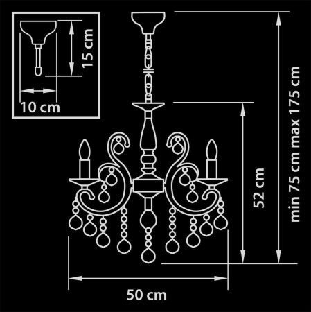Люстры подвесные — Подвесная люстра Osgona Elegante 708052 купить в 