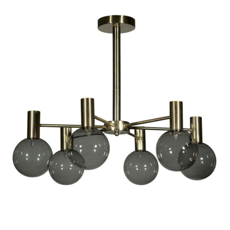 Люстры на штанге — Люстра на штанге LOFT IT 10045/6 Gold купить в  Люстры на штанге — Люстра на штанге LOFT IT 10045/6 Gold купить в