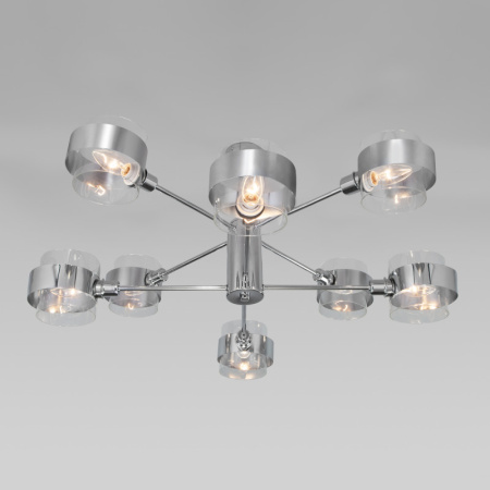 Люстры на штанге — Люстра на штанге Eurosvet 70127/8 хром купить в 