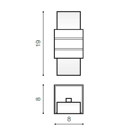 Настенные бра — Настенный светильник Azzardo Vidal AZ0863 купить в 