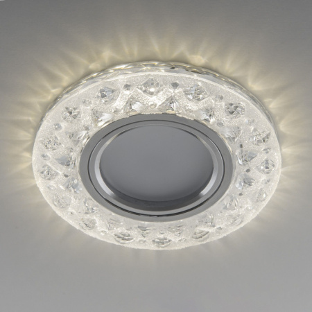 Встраиваемые точечные светильники — Встраиваемый светильник Elektrostandard 2222 MR16 CL прозрачный купить в 