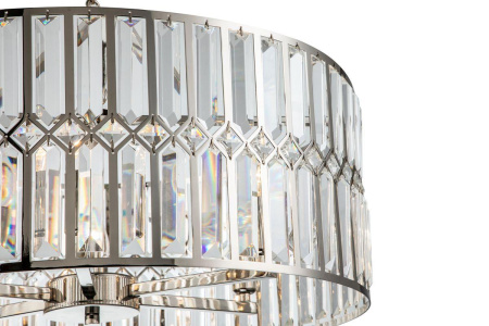 Люстры подвесные — Подвесная люстра iLamp Triumph 6122-600 Nickel купить в  Люстры подвесные — Подвесная люстра iLamp Triumph 6122-600 Nickel купить в