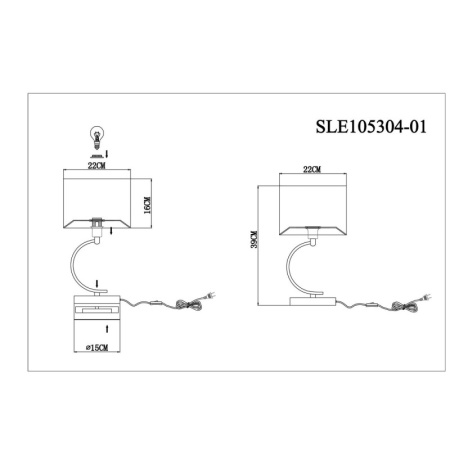 Настольные лампы — Настольная лампа Evoluce SLE105304-01 купить в 