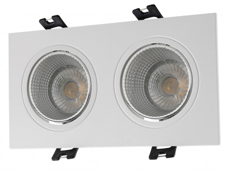 Встраиваемые точечные светильники — Встраиваемый светильник Denkirs DK3072-WH+CH купить в 
