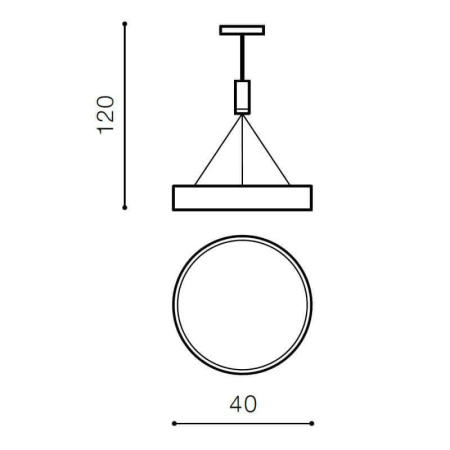 Подвесные светильники — Подвесной светильник Azzardo Monza R pendant 40 AZ2570 купить в 