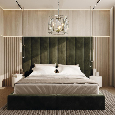 Люстры подвесные — Подвесная люстра Lumien Hall Барумини LH3046/3P-NK купить в 