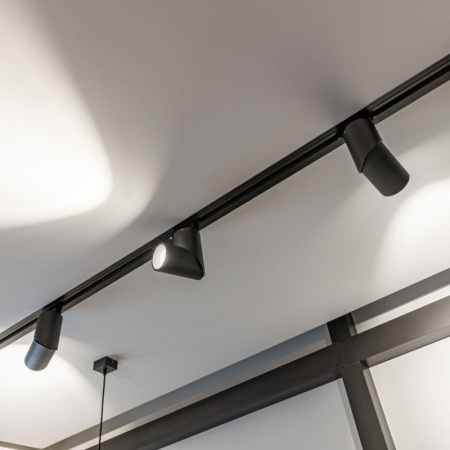 Шинопроводы — Шинопровод Elektrostandard 85082/00 / Встраиваемый однофазный шинопровод черный (1м.) купить в 