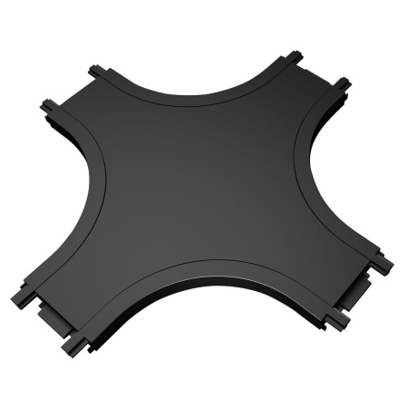 Трековые светильники — Соединитель X-образный для магнитного шинопровода IMEX UT25 IL.0007.3004 BK купить в 