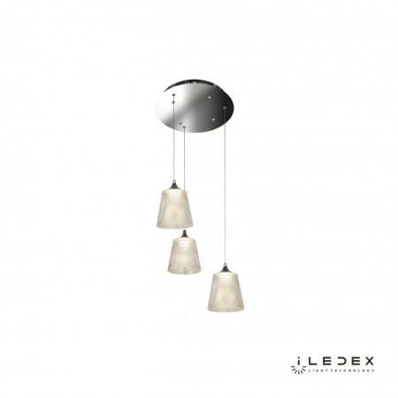 Свет для дома — Подвесной светильник iLedex Flora WD8007-3 CR купить в  Свет для дома — Подвесной светильник iLedex Flora WD8007-3 CR купить в