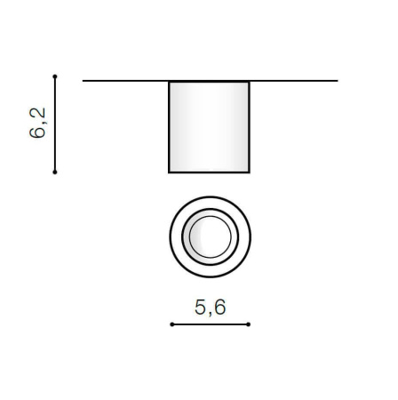 Накладные светильники — Накладной светильник Azzardo Nano Round AZ2784 купить в 