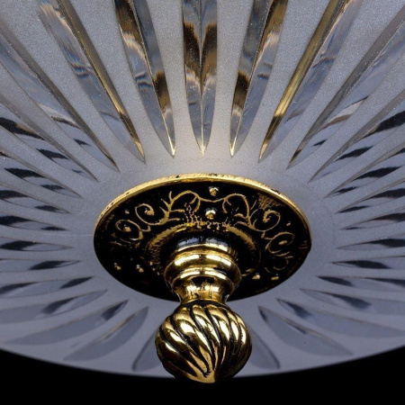 Потолочные светильники — Потолочный светильник Artglass Lea III. Brass Antique купить в 