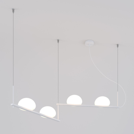 Люстры подвесные — Подвесная люстра Eurosvet 70145/4 белый купить в 