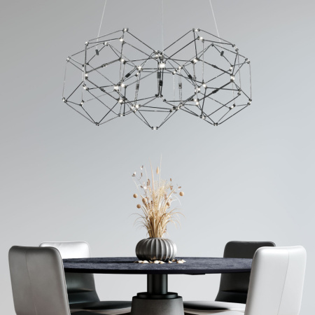 Люстры подвесные — Подвесная люстра Eurosvet 90169/5 черный жемчуг купить в 