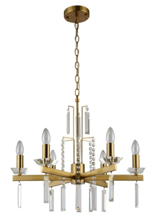 Люстры подвесные — Подвесная люстра Crystal Lux MARRON SP6 BRASS купить в 