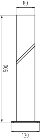 Свет для улицы — Садовый светильник Kanlux LAVEN 50 GR 36546 купить в 