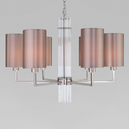 Люстры подвесные — Подвесная люстра Eurosvet 60134/6 никель купить в 