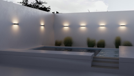 Уличные настенные светильники — Светильник настенный Maytoni O428WL-L20GF3K купить в 