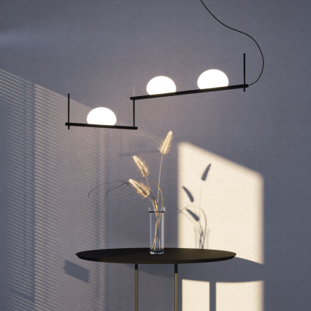 Подвесные светильники — Подвесной светильник Eurosvet 70145/3 черный купить в 