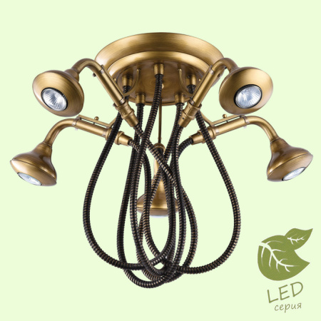 Люстры накладные — Накладная люстра Lussole GRLSP-9755 купить в 