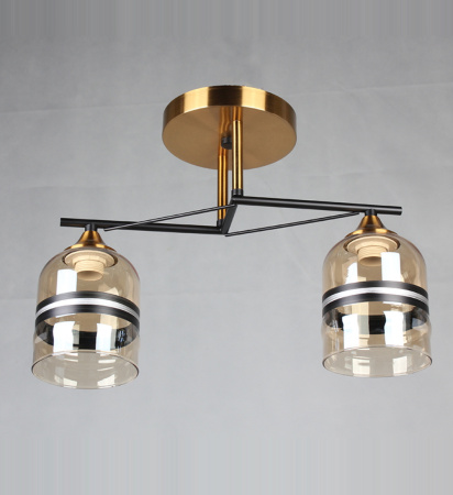 Потолочные люстры — 42357/2 черный+латунь купить в 