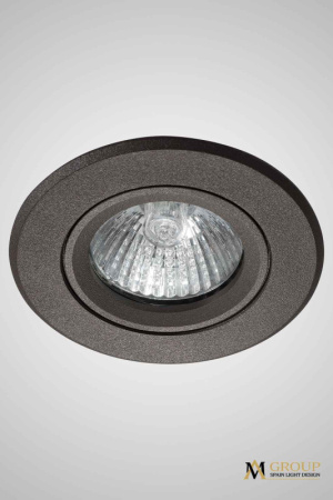 Встраиваемые точечные светильники — Встраиваемый светильник AM Group AM03 BK купить в 