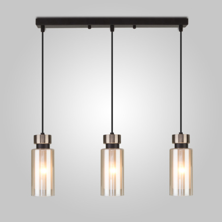 Подвесные светильники — Подвесной светильник Eurosvet 50115/3 черный купить в 