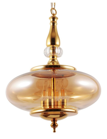 Подвесные светильники — Подвесной светильник Crystal Lux MIEL SP4 GOLD купить в 
