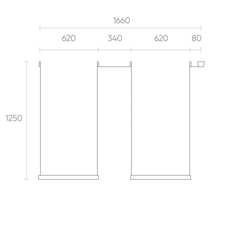Готовые решения — Трек-система Denkirs DK55SET04-01-DB купить в 