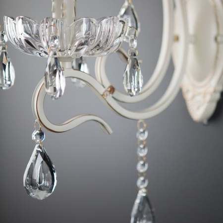 Настенные бра — Бра Eurosvet 12205/1 белый Strotskis купить в 