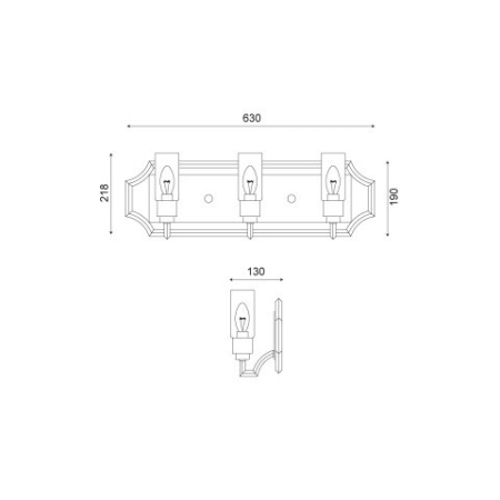 Настенные бра — Бра Vele Luce VL4214W03 купить в 