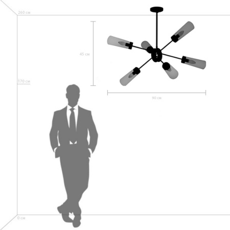 Люстры на штанге — Люстра на штанге Lightstar 690063 купить в 