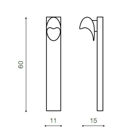 Садово-парковые светильники — Уличный светильник Azzardo Matera 600 AZ2185 купить в 