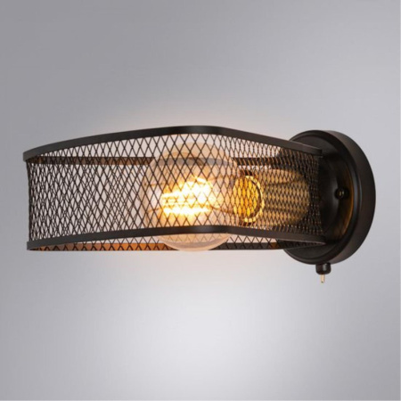 Настенные бра — Бра ARTE Lamp A7044AP-1BK купить в 