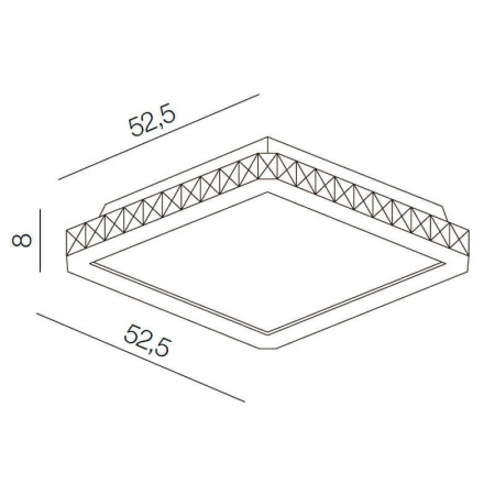 Потолочные светильники — Потолочный светильник Azzardo Gallant 50 AZ1595 купить в 