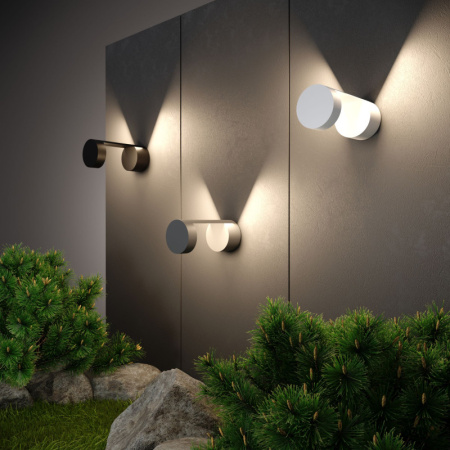 Уличные настенные светильники — Светильник настенный Elektrostandard 1540 TECHNO LED Nimbus Белый купить в 