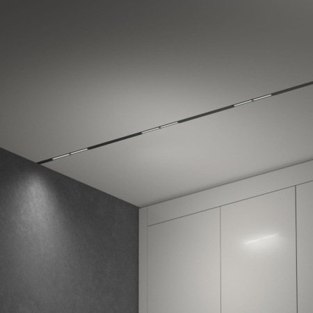 Трековые светильники — Светильник на шине Elektrostandard Slim Magnetic WL02 Трековый светильник 12W 4200K (черный) 85 купить в 