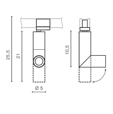 Трековые светильники — Трековый светильник Azzardo Santos track AZ2925 купить в 